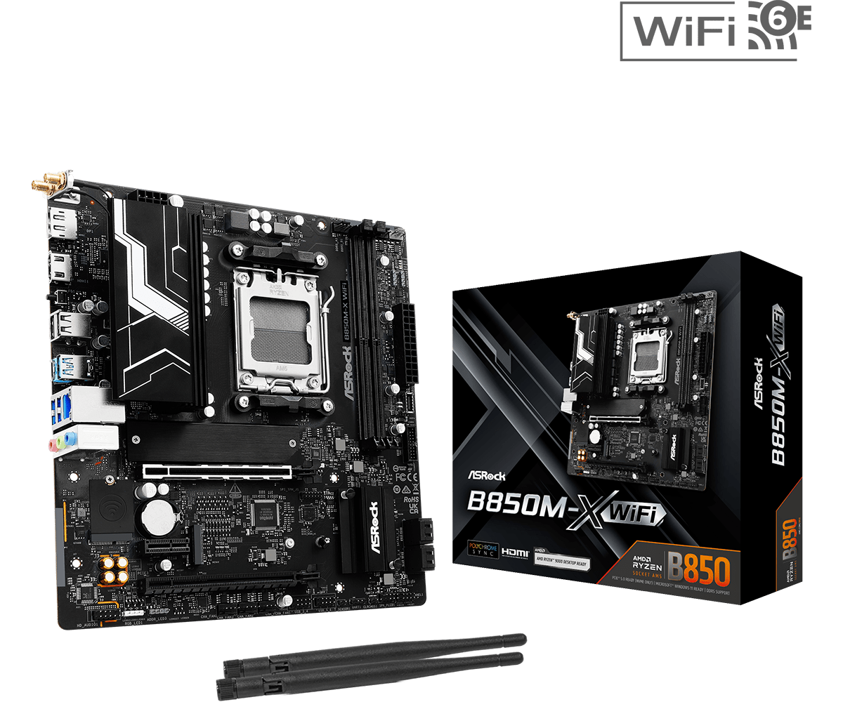 ASROCK New B850M-X WIFI 6E AMD - X870E Atx Motherboard ulasan dan harga