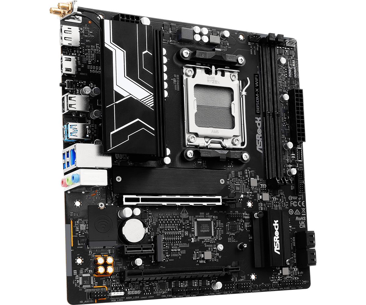 ASROCK New B850M-X WIFI 6E AMD - X870E Atx Motherboard ulasan dan harga